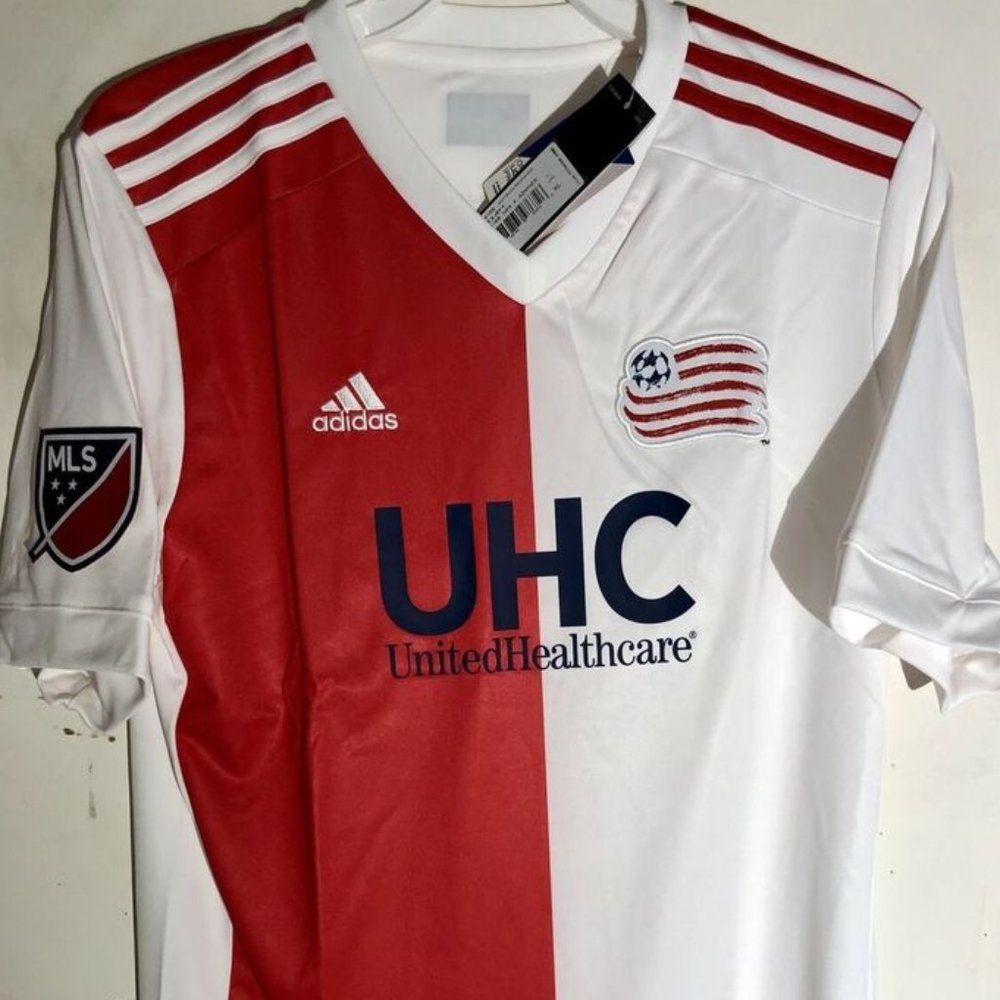 Adidas MLS NEW ENGLAND REVOLUTION Youth JERSEY Sz XS,S,M,L,XL New with tags